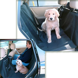 Black Car Seat Cover-Think Hammock Style Car Seat Cover