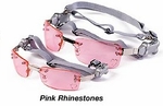 Doggles Silver Frame with Pink Lens