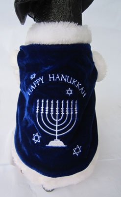 Hanukkah Dog Coat