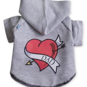 In My Heart Dad Dog Hoodie