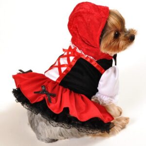 Red Hood Dog Dress Costume