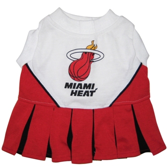 Miami Heat Dog Cheerleader Dress