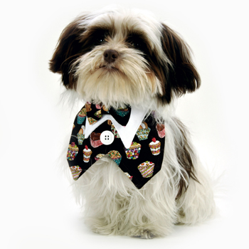 Pupcake Dog Vest with Bowtie