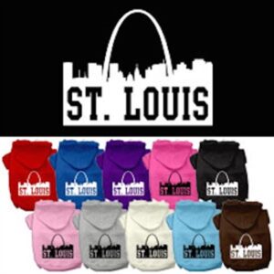 St. Louis Skyline Dog Hoodie