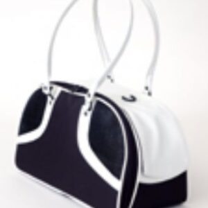 ROXY Black and White Dog Carrier