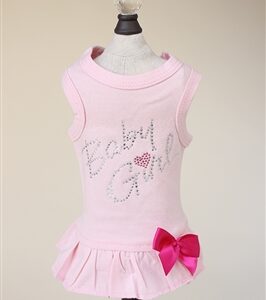 Baby Girl Bling Pink Dog Dress