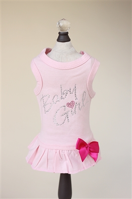 Baby Girl Bling Pink Dog Dress