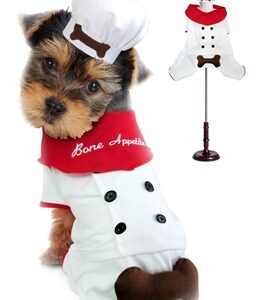 Bone Appetite Chef Dog Costume