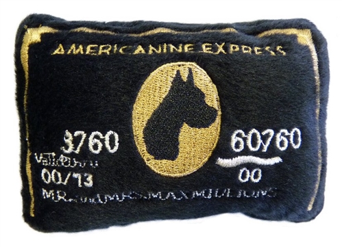 Americanine Express Bark Card Dog Toy