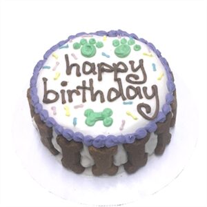 Unisex Dog Birthday Cake